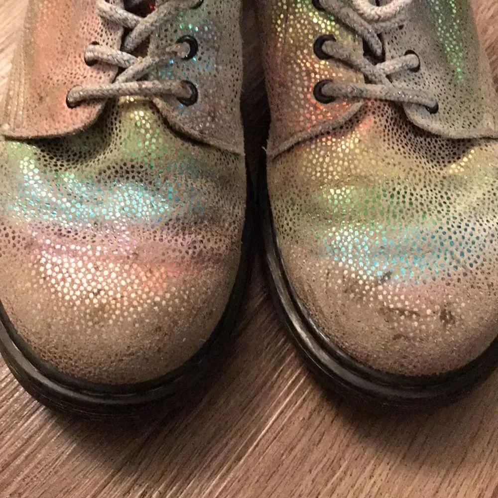 Dr. Martens Girls Shimmery Boots Sz 3